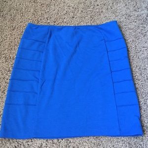 Blue mini skirt