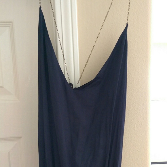 Silky Dark Blue Zara Jumpsuit