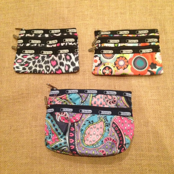 LeSportsac Bundle of 3 LeSportsac Zip Pouches from Jenna's closet on