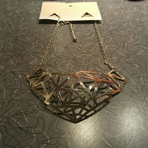 Urban Outfitters gold tone necklace.