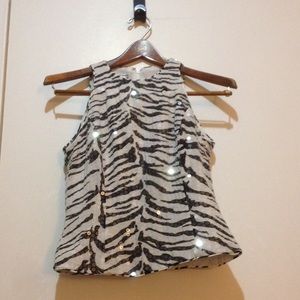 Neiman Marcus sequin top