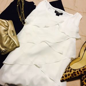 White House Black Market lined sleeveless tank