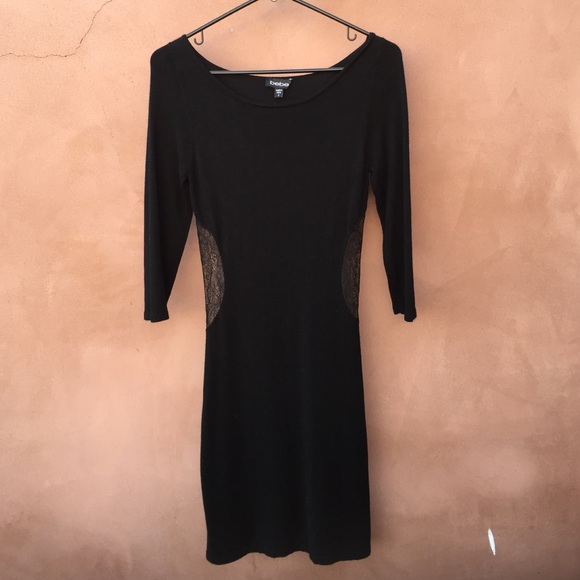 Bebe Sexy See Through Lace Back Dress