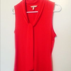 Banana Republic red top