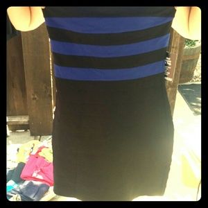 ***SOLD***Strapless mini dress.