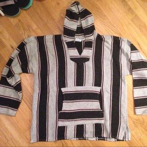 Grey and black Drug Rug Sweatshirt
