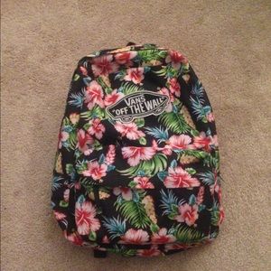 Vans floral backpack