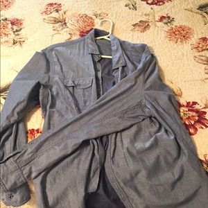 Mens long sleeve button up