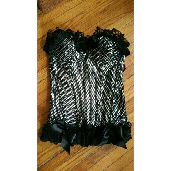 Glitzy bustier