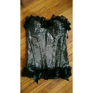 Glitzy bustier