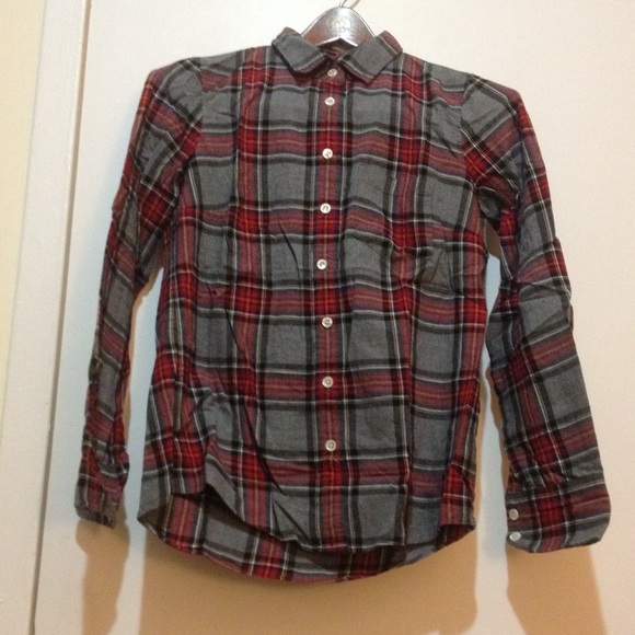 J Crew flannel shirt