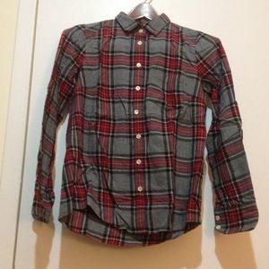 J Crew flannel shirt