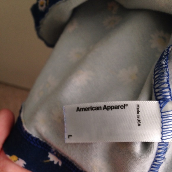 American Apparel floral crop top - Picture 3 of 3