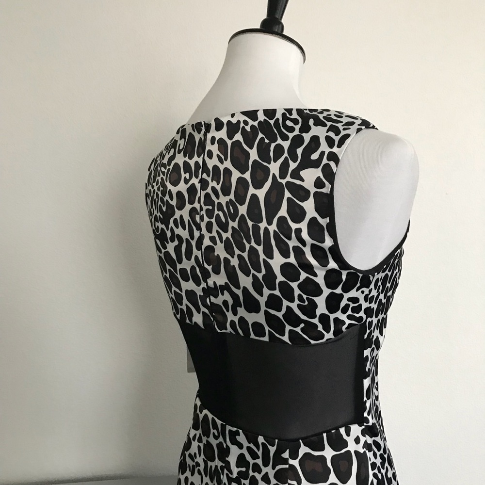 AIDAN MATTOX SLEEVELESS SHIFT DRESS - Picture 6 of 8