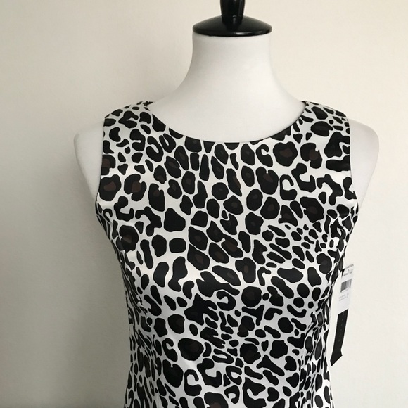 AIDAN MATTOX SLEEVELESS SHIFT DRESS - Picture 7 of 8