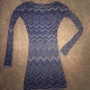 Black/Silver sweater dress