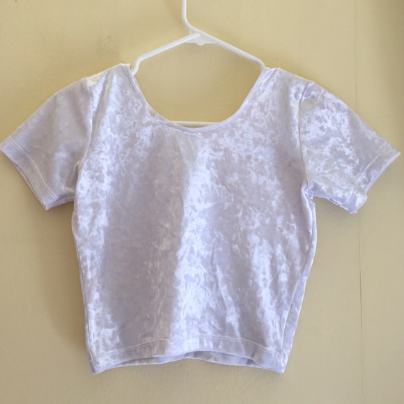 Velvet Crop Top