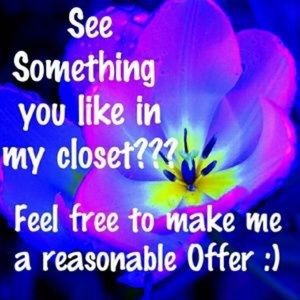 All reasonable offers accepted!