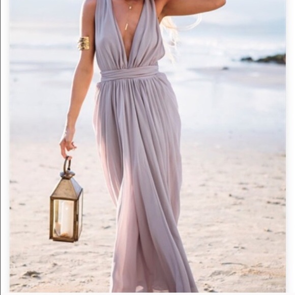 Brand new sabo skirt lavender dress.