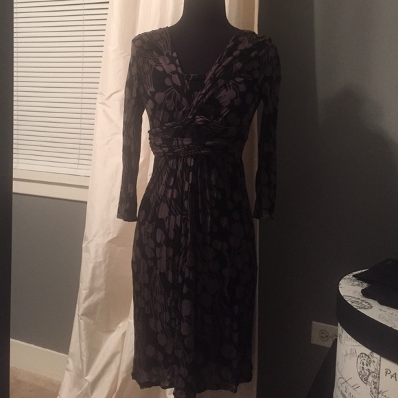 Boden 3/4 sleeve stretch dress