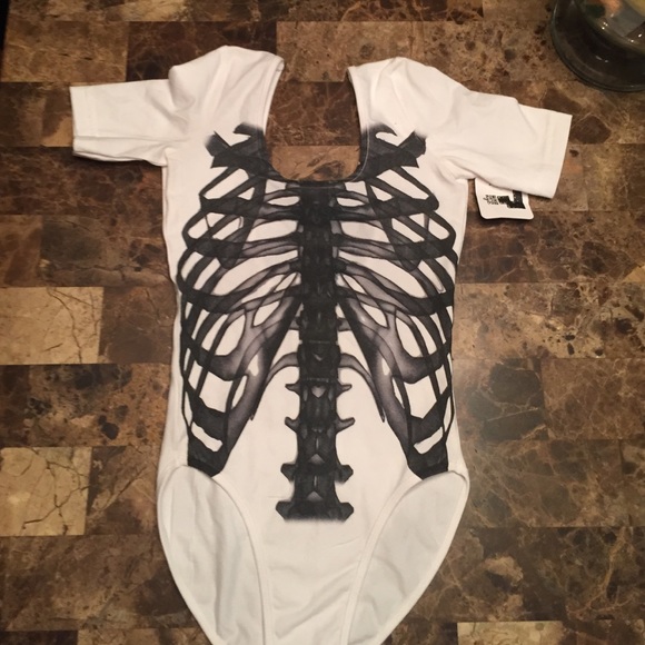 Skeleton body suit