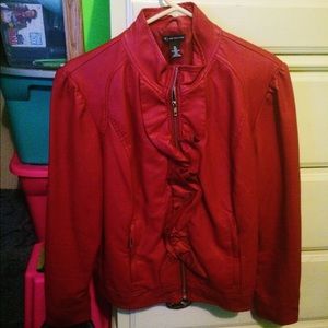 Red "Leather" Jacket