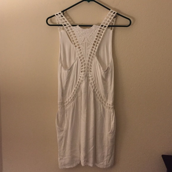 Paris Brand See You Soon Crochet Racerback Dress