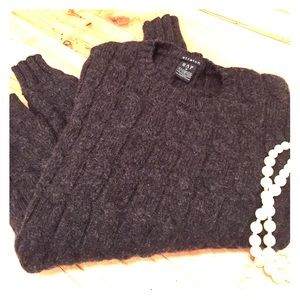 GAP lambs wool cable knit sweater