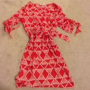 Pink wrap style dress! Size XS.