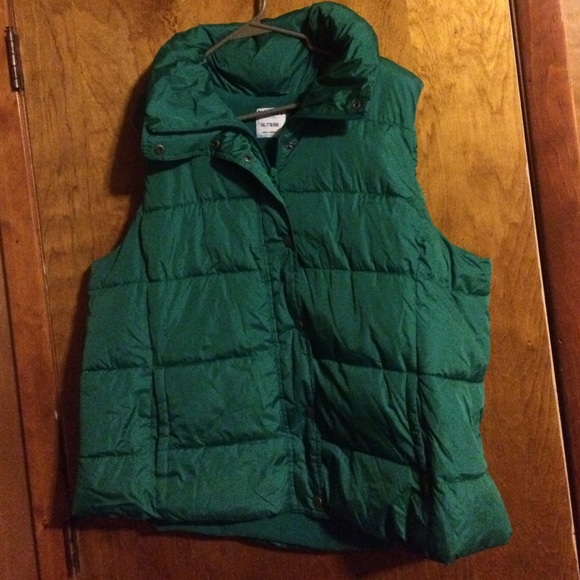 Old Navy Jackets & Blazers - Kelly Green Old Navy Frost Vest