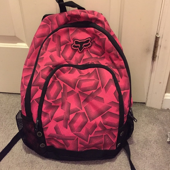 Pink fox backpack