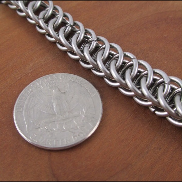Large Stainless Steel Persian Chain Bracelet - Picture 3 of 3