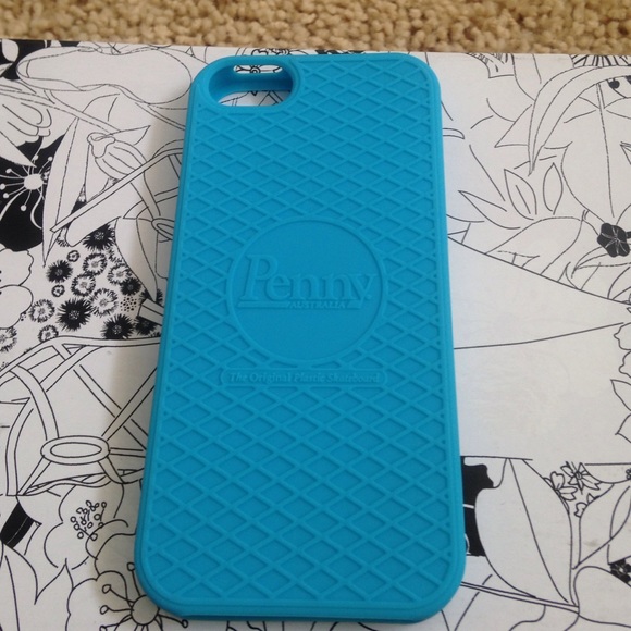 Turquoise Penny board Semi Flexible iPhone 5 case