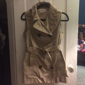 Forever 21 Sleeveless Trench Coat/Dress
