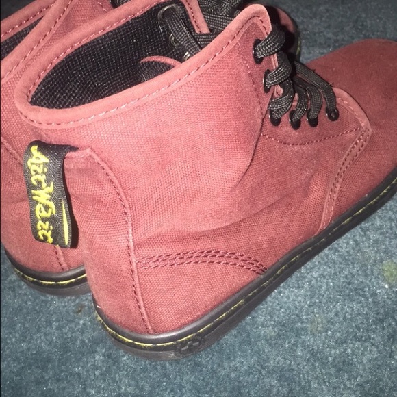 Burgundy Doc Martins - Picture 3 of 3