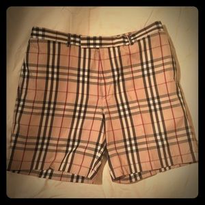 FINAL MARKDOWN - Men's Burberry Plaid Check Shorts