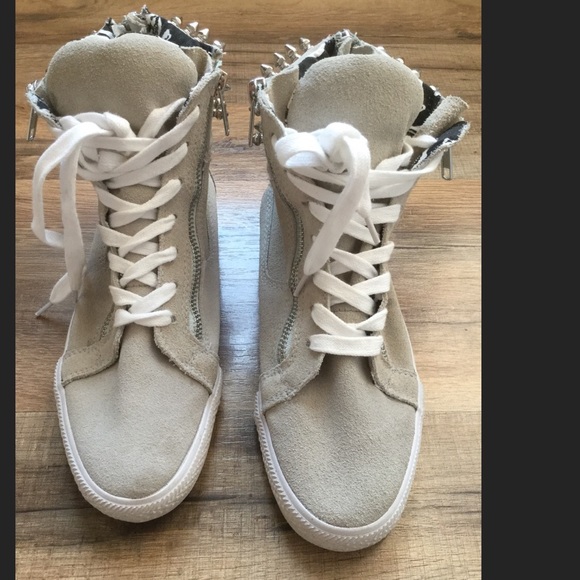 Betsey Johnson Shoes - Suede Betsey Johnson Spike NXTLVL Sneakers