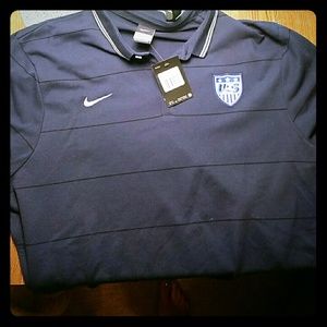 Men's US Soccer Polo NWT