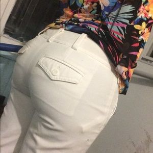 Ann Taylor Loft white dress pants size 00P