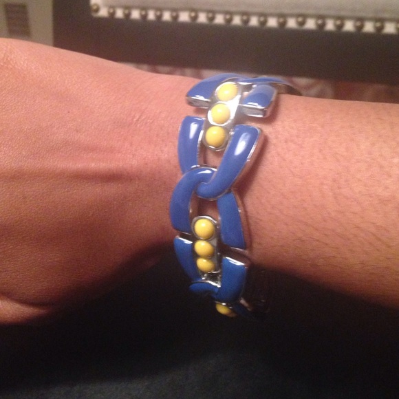 BR Royal Blue and Yellow Bracelet
