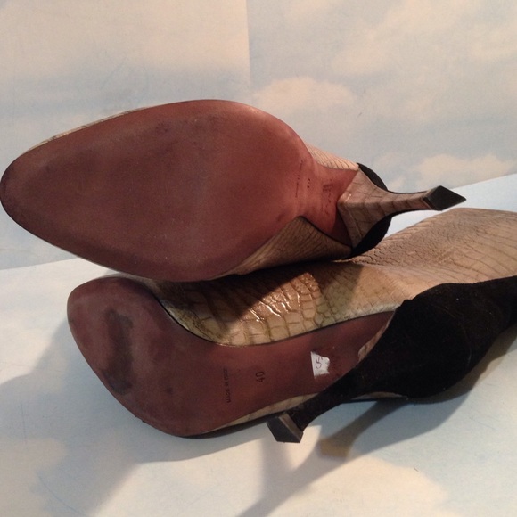 NEVER WORN NINA RICCI GREY ALLIGATOR BOOTS - Picture 8 of 8