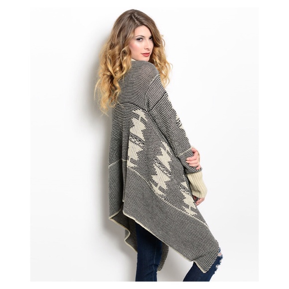 | FINAL SALE| FALL Aztec CARDIGAN - Picture 2 of 2