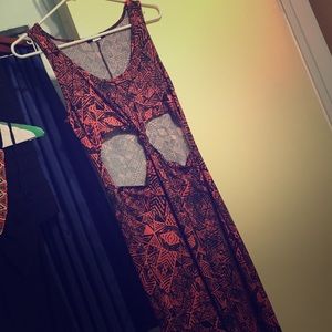 Material Girl cutout maxi dress😍