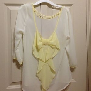 See through chiffon blouse