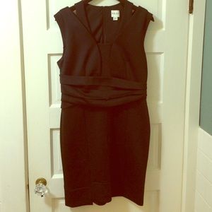 Reiss size 10 black cocktail dress
