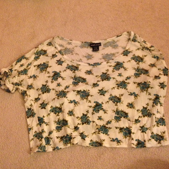 Floral crop top