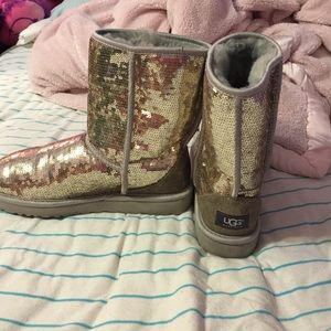 Sequin uggs