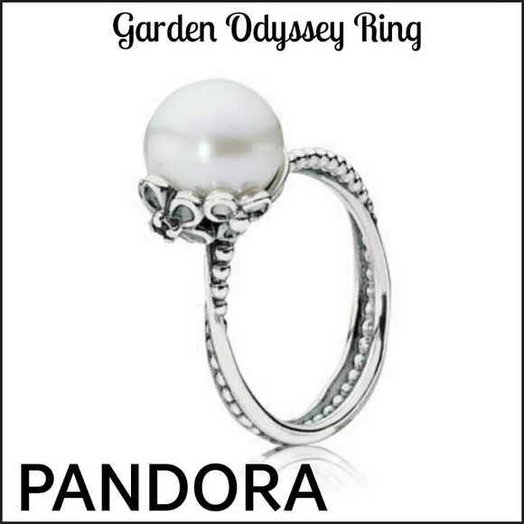 Pandora Jewelry | Authentic Pandora Garden Odyssey Pearl Ring | Poshmark