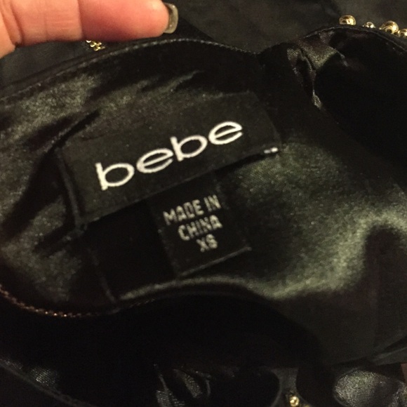 Bebe xs embellished shoulder top - Picture 3 of 4