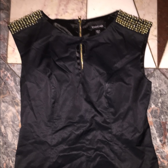 Bebe xs embellished shoulder top - Picture 4 of 4